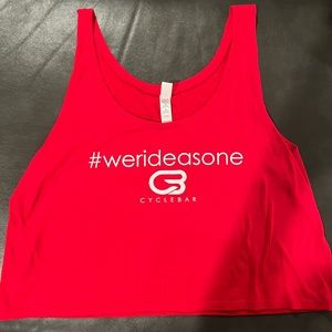 Cyclebar Cropped Tank Ladies Medium